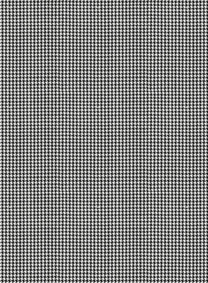 Scabal Belisa Houndstooth BW Wool Jacket - Image 3