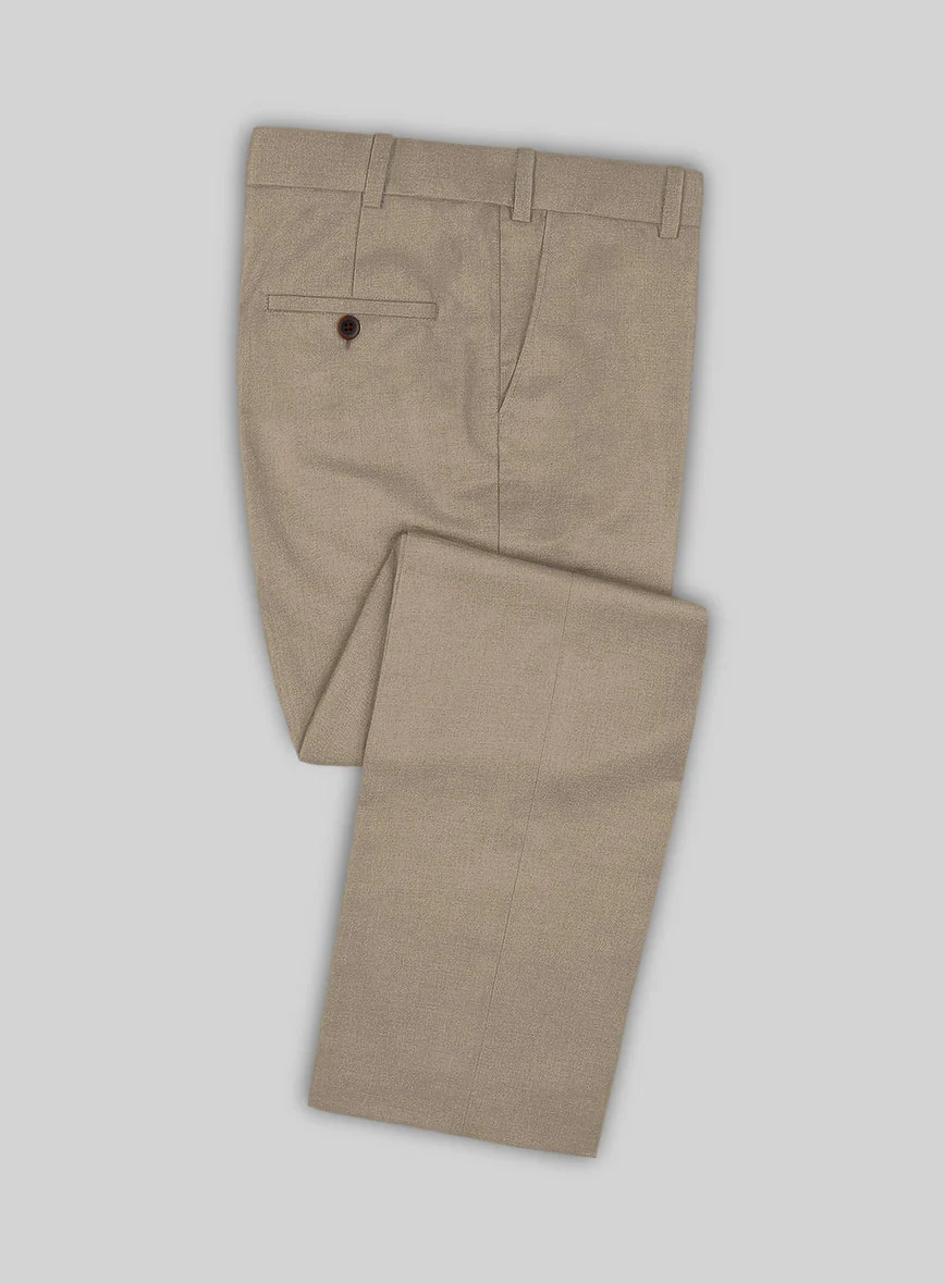 Scabal Boston Khaki Wool Suit - Image 6