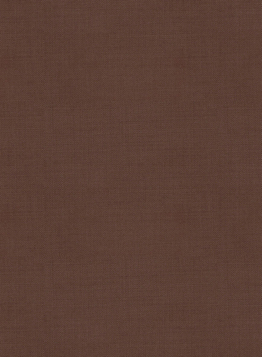 Scabal Brick Brown Wool Pants - Image 3