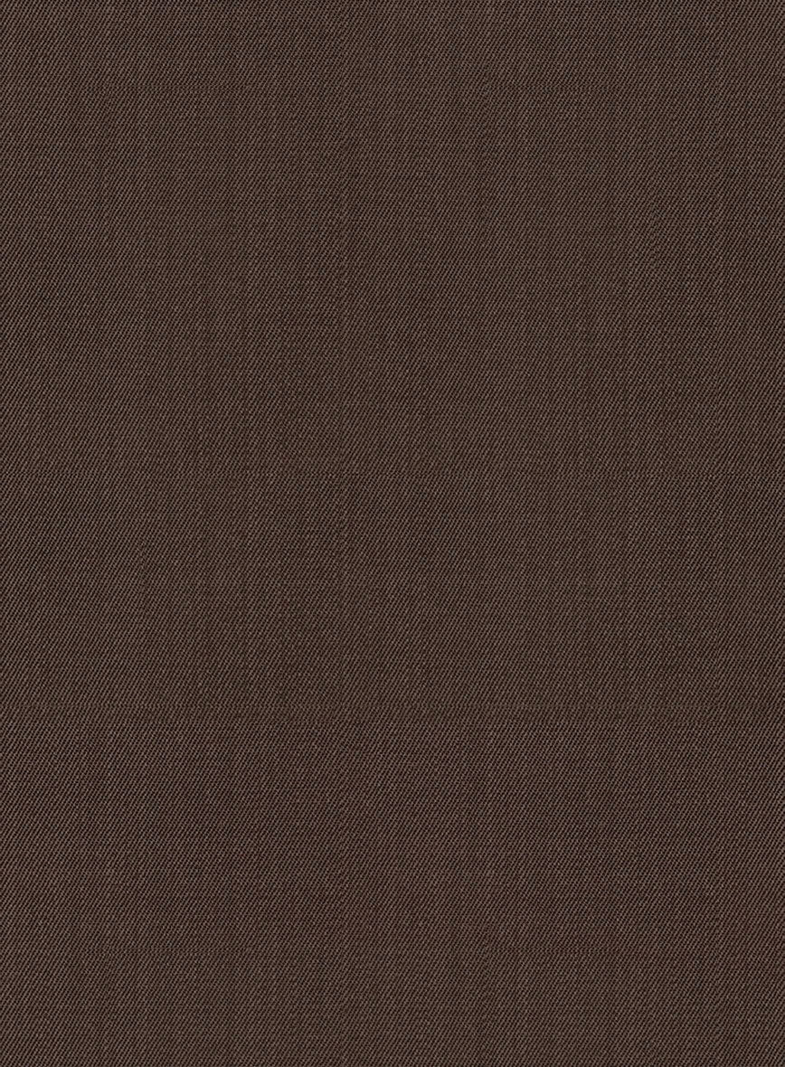 Scabal Brown Wool Pants - Image 3