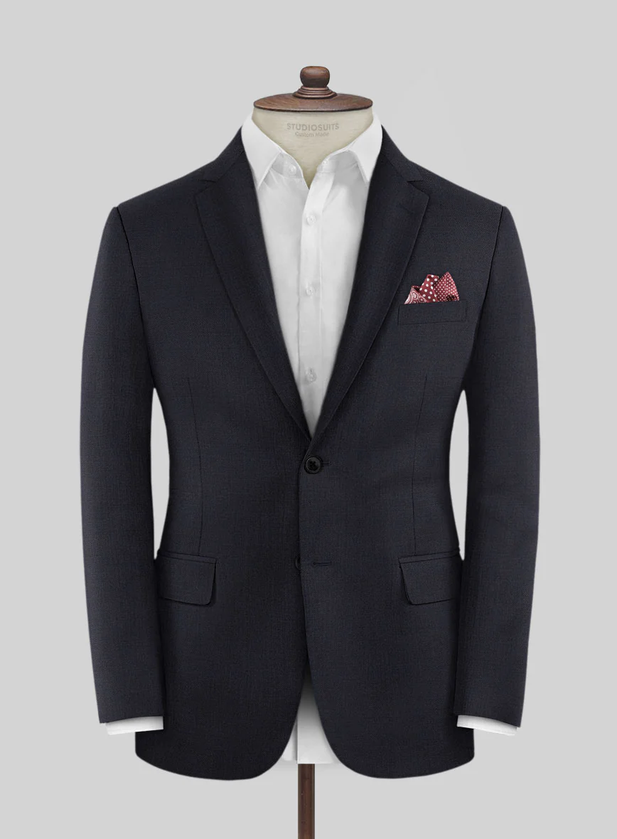 Scabal Ceslas Midnight Blue Wool Jacket