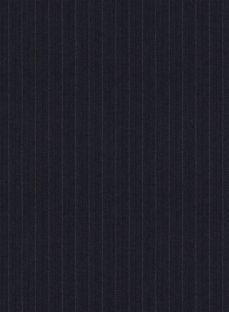 Scabal Ciasso Stripe Blue Wool Jacket - Image 3