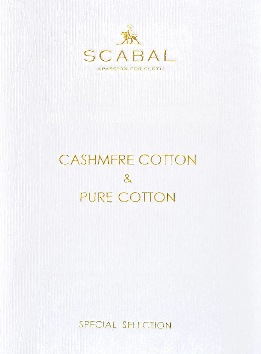 Scabal Cornflower Blue Cashmere Cotton Suit - Image 5