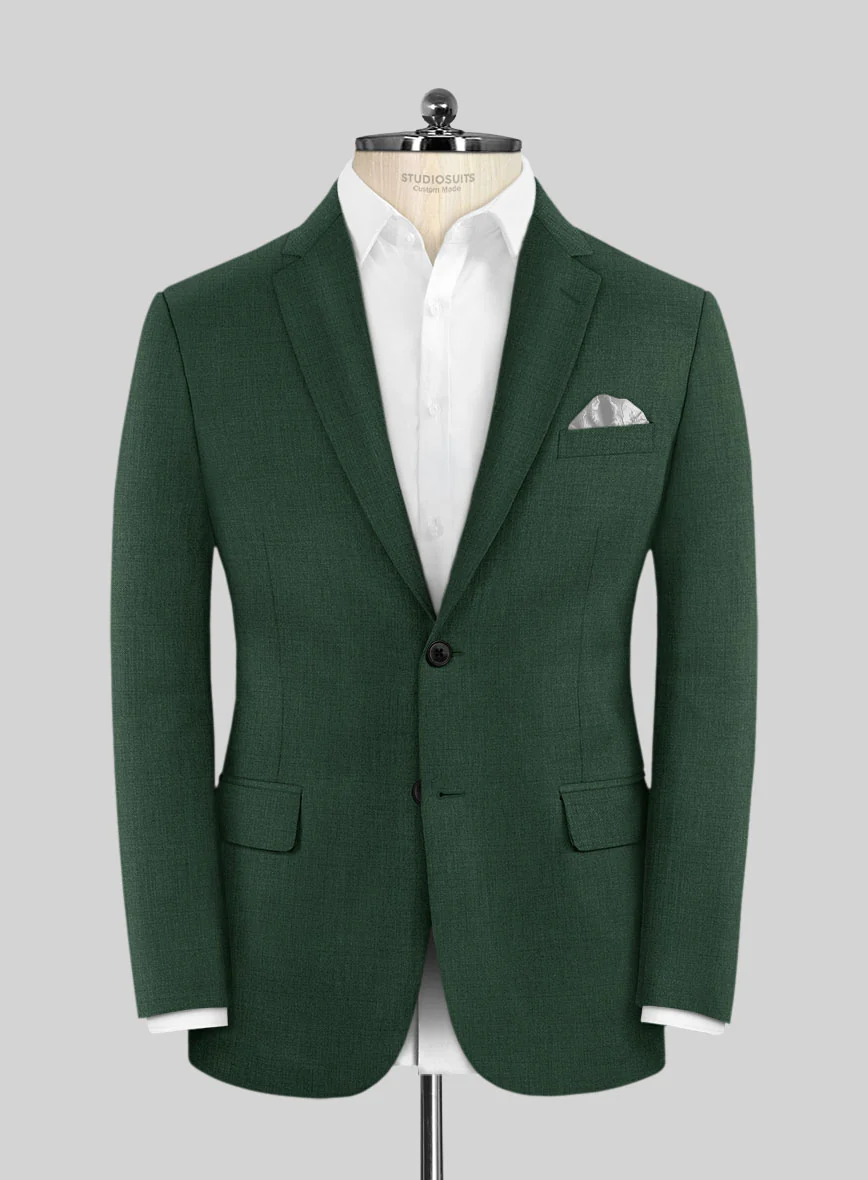 Scabal Cosmopolitan Green Wool Jacket