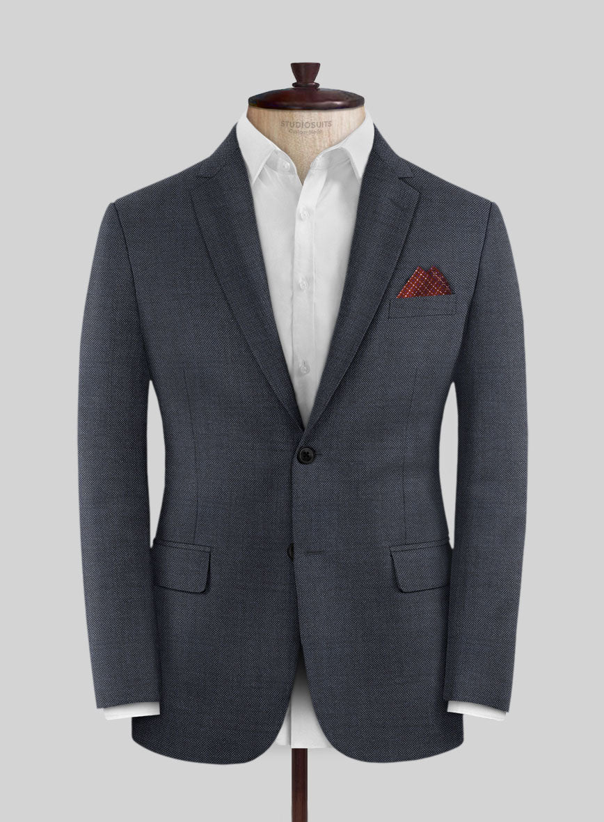Scabal Cosmopolitan Indigo Blue Wool Jacket