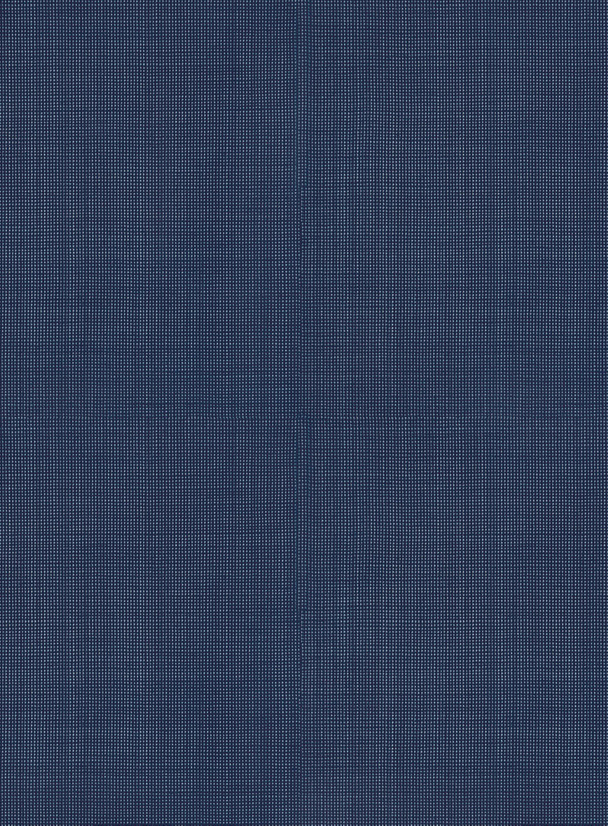 Scabal Cosmopolitan Nailhead Blue Wool Suit - Image 6