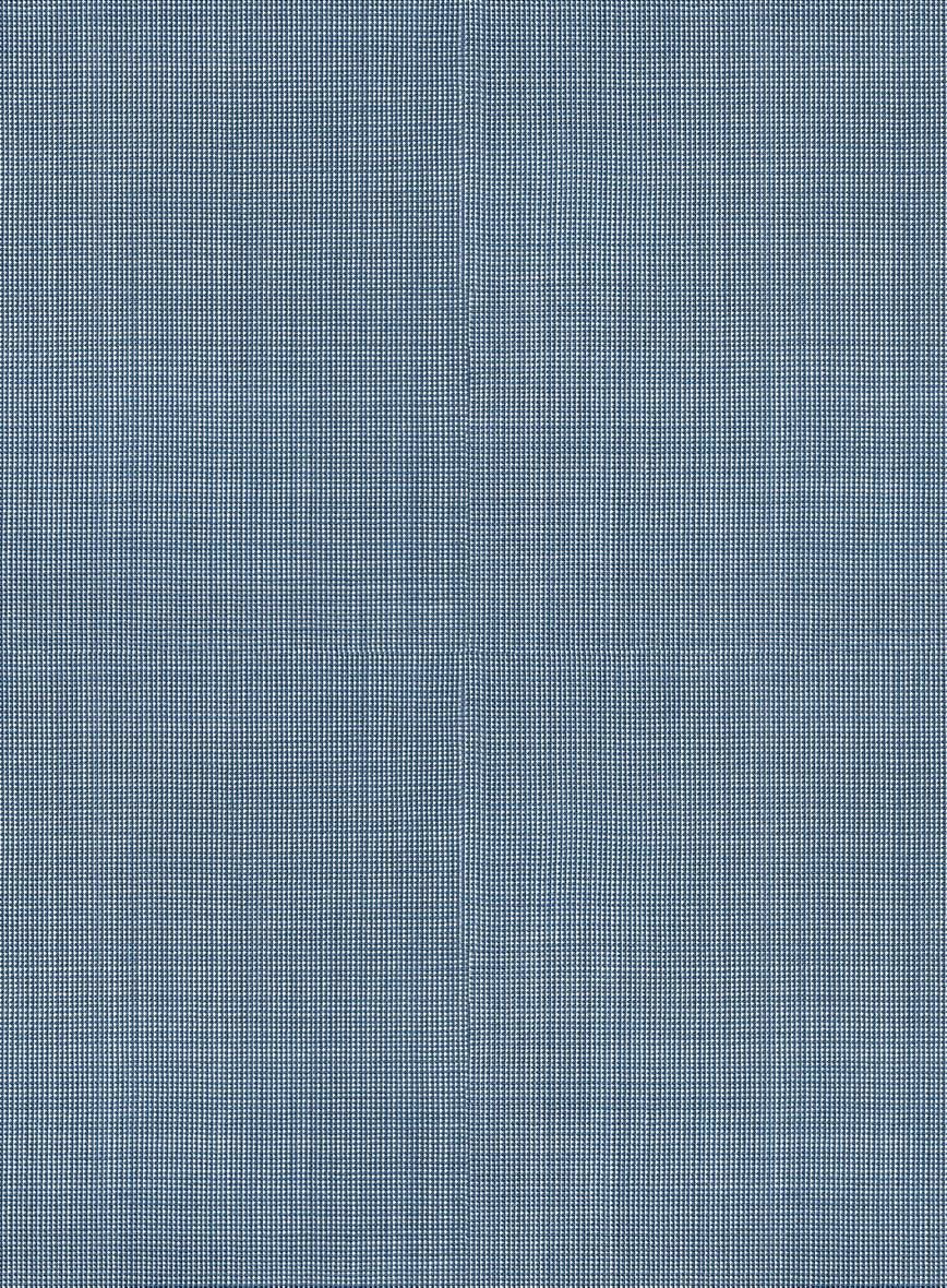Scabal Cosmopolitan Nailhead Light Blue Wool Jacket - Image 2