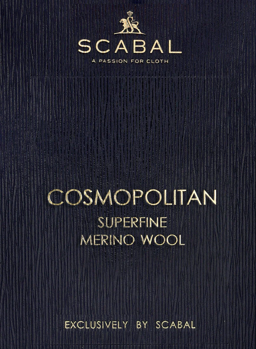 Scabal Cosmopolitan Pinstripe Gray Wool Suit - Image 6