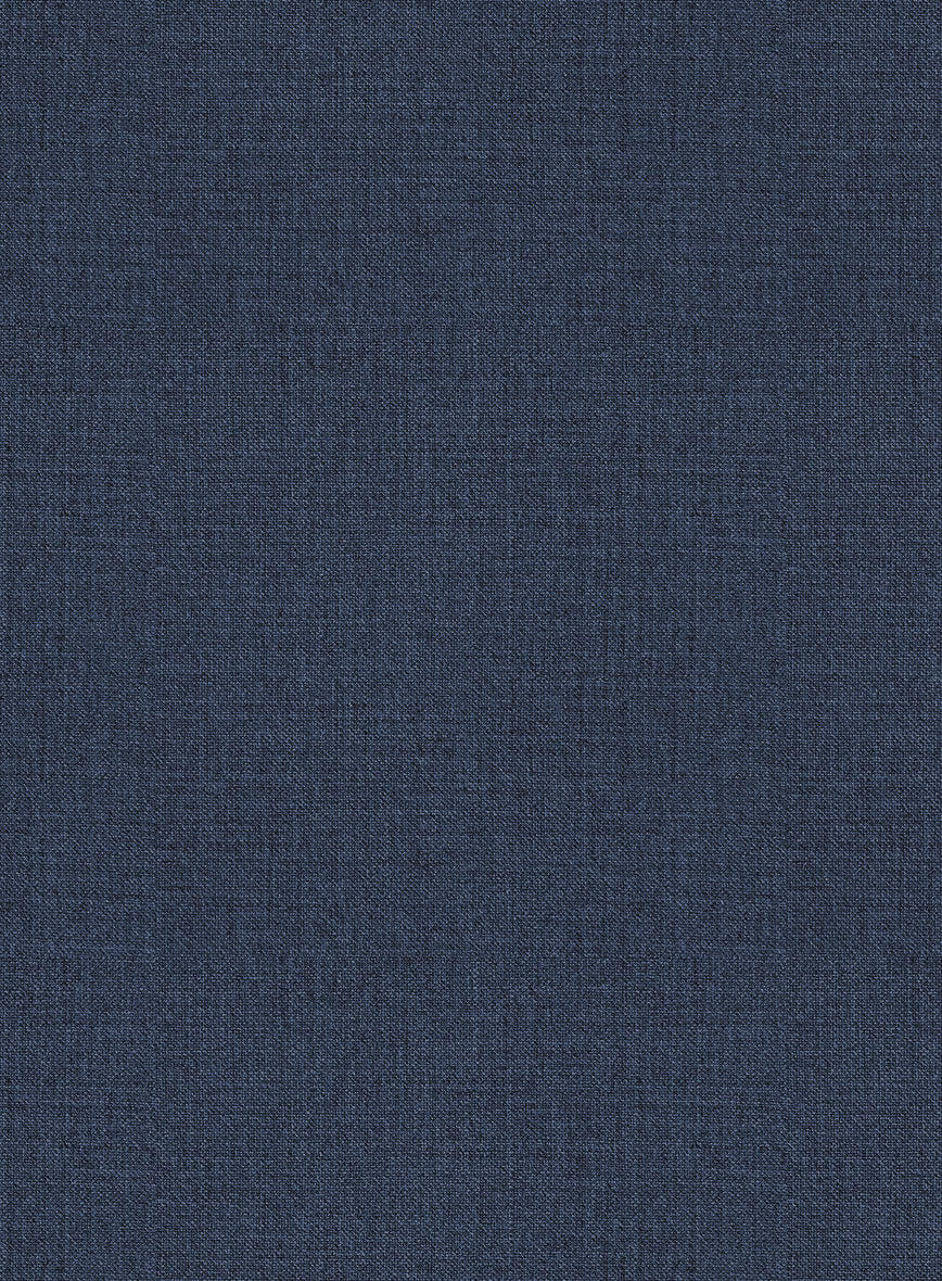 Scabal Cosmopolitan Royal Blue Wool Pants - Image 2