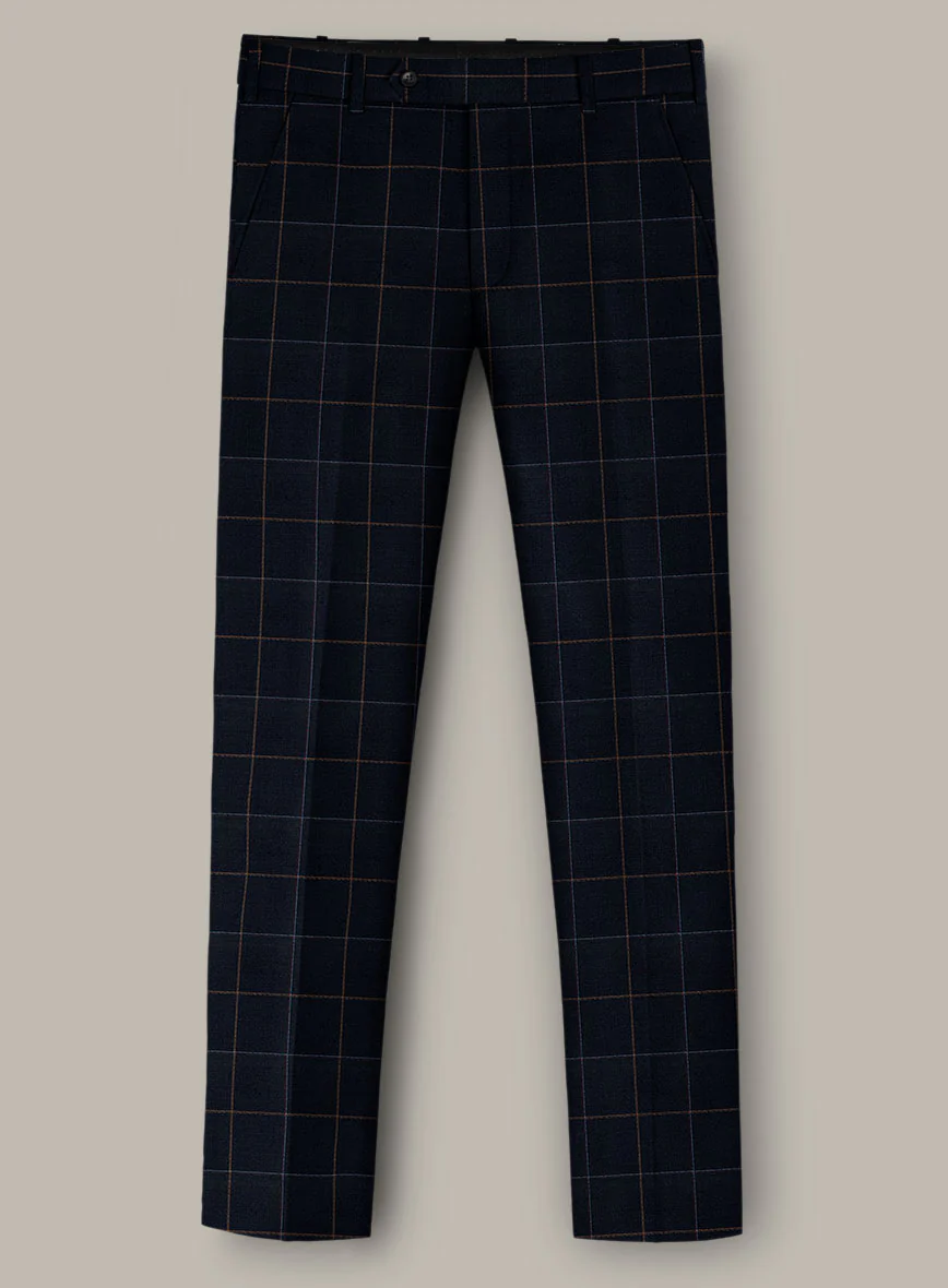 Scabal Dali Chromatic Windowpane Wool Cashmere Suit - Image 6