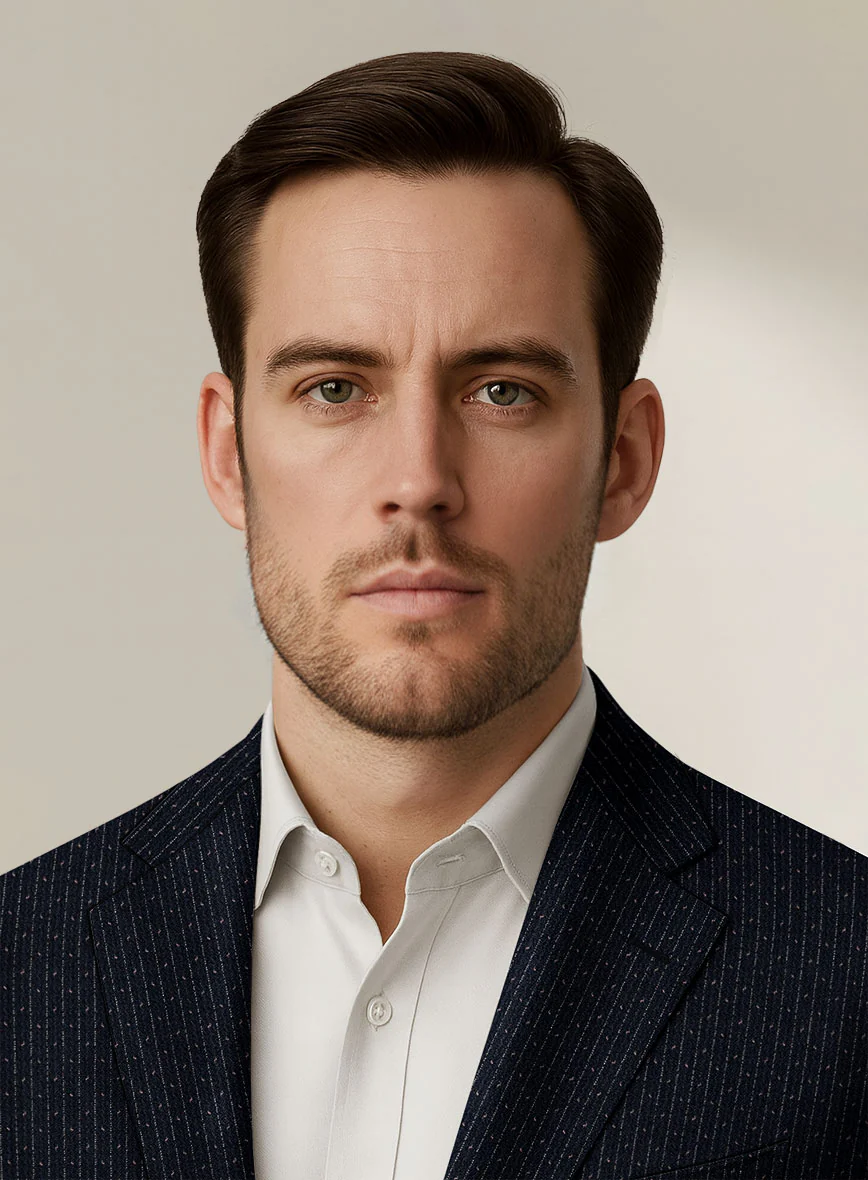 Scabal Dali Mouline Motif Wool Cashmere Jacket - Image 4