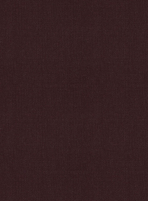 Scabal Dark Wine Wool Jacket - Image 2