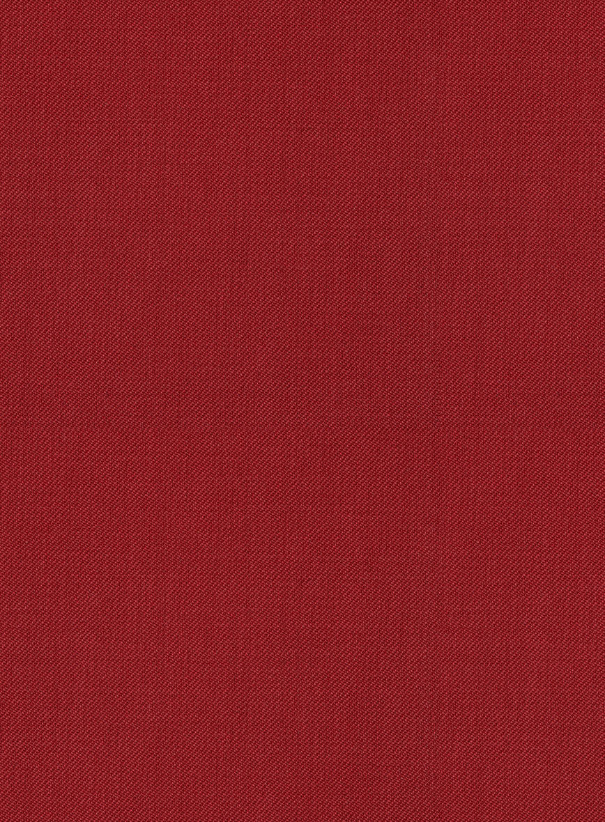 Scabal Ed Red Wool Suit - Image 5