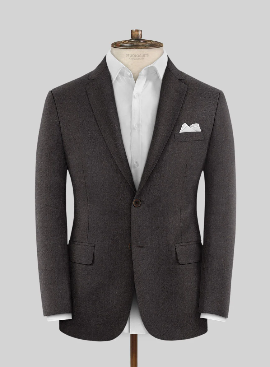 Scabal Gaci Brown Wool Jacket