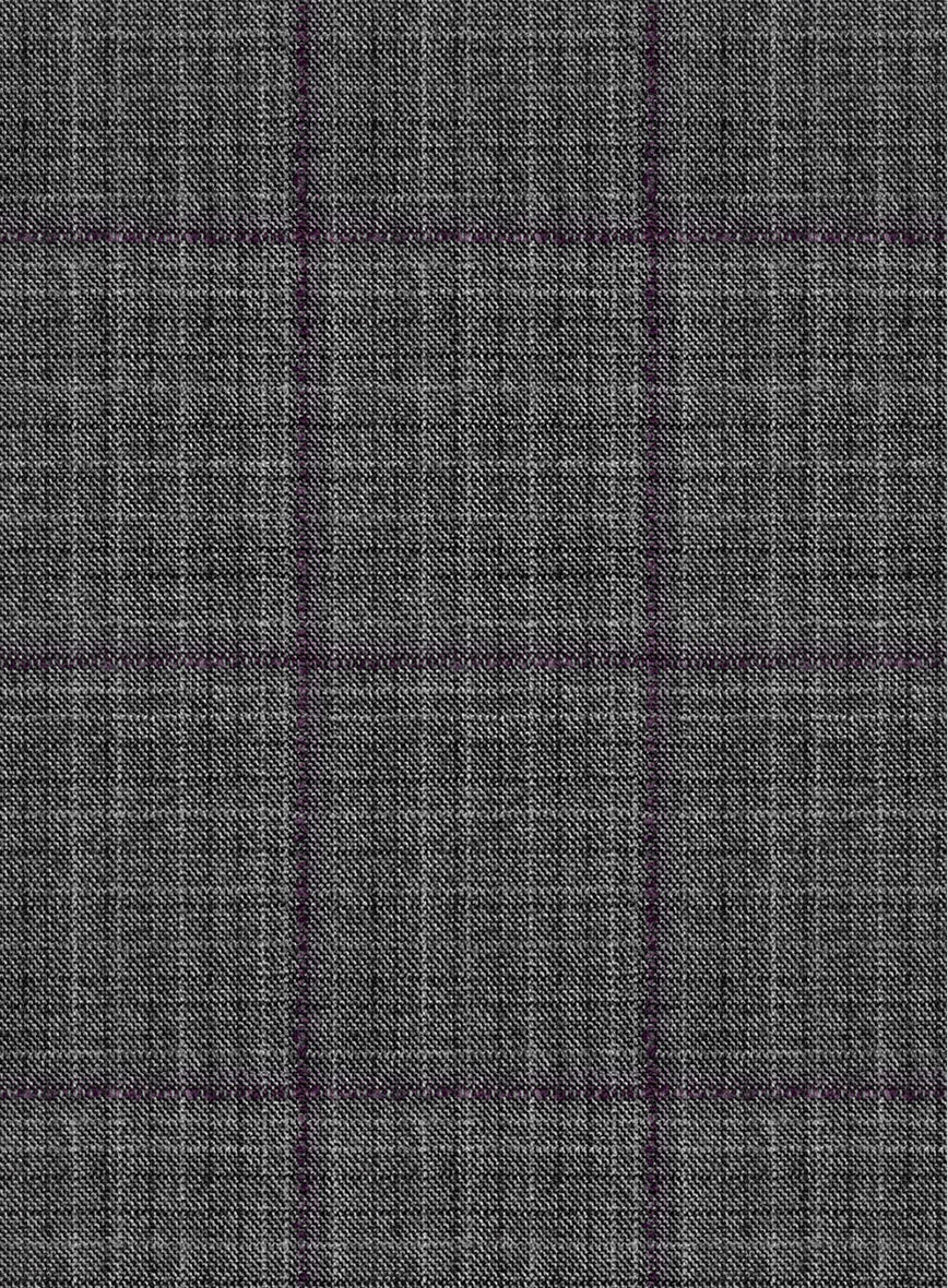 Scabal Dark Gray Wool Jacket - Image 2