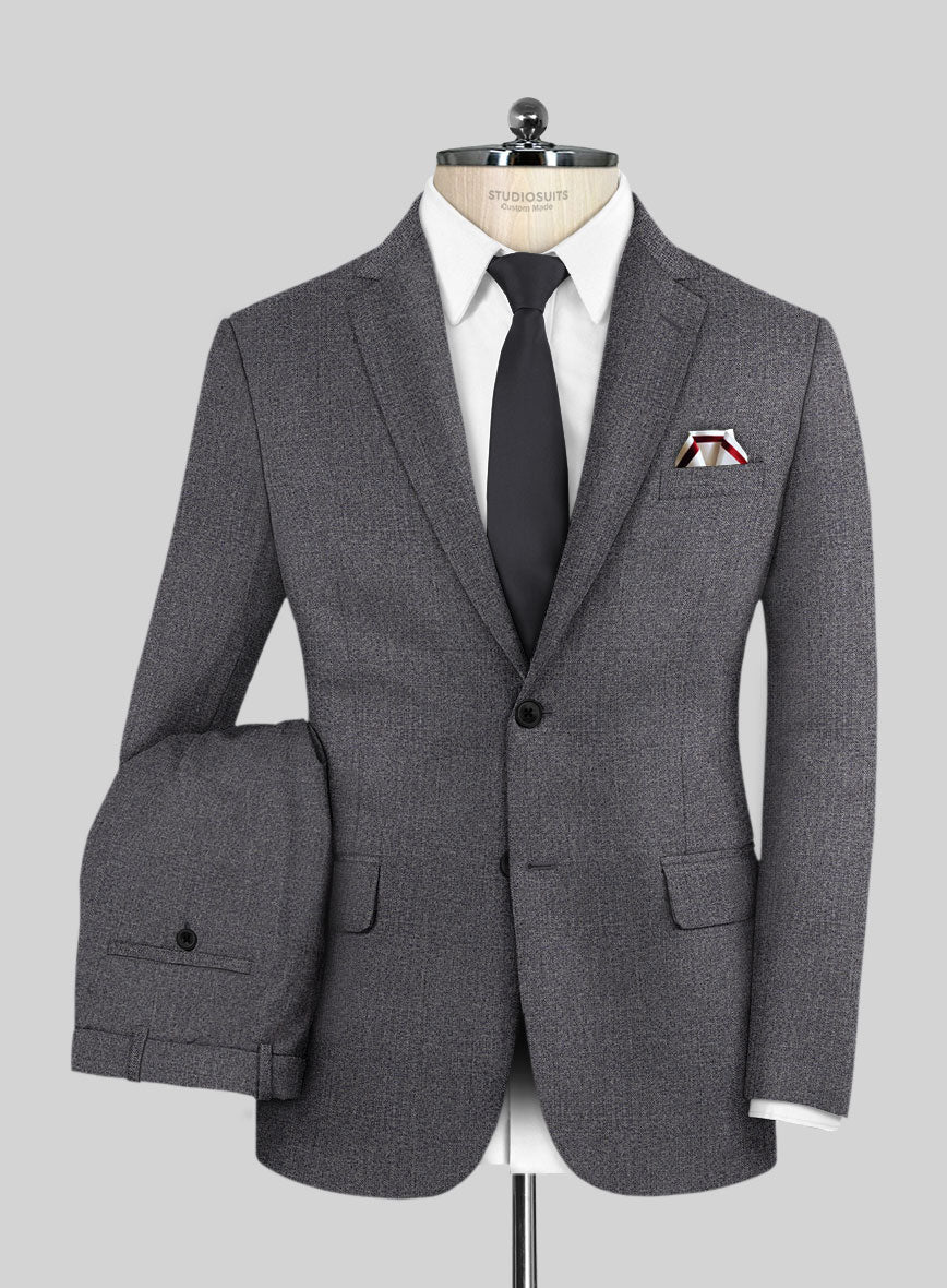 Scabal Marble Blue Wool Suit