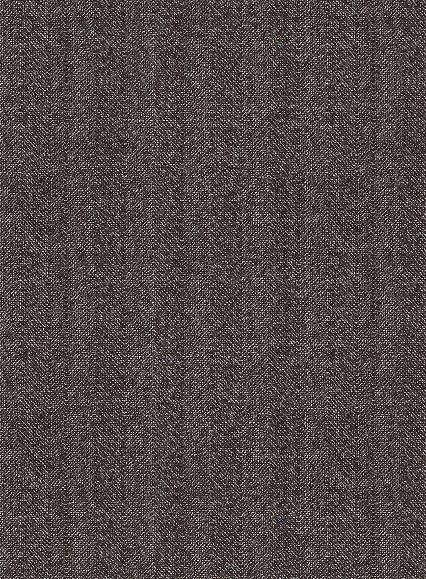 Scabal Mocha Brown Wool Pants - Image 3