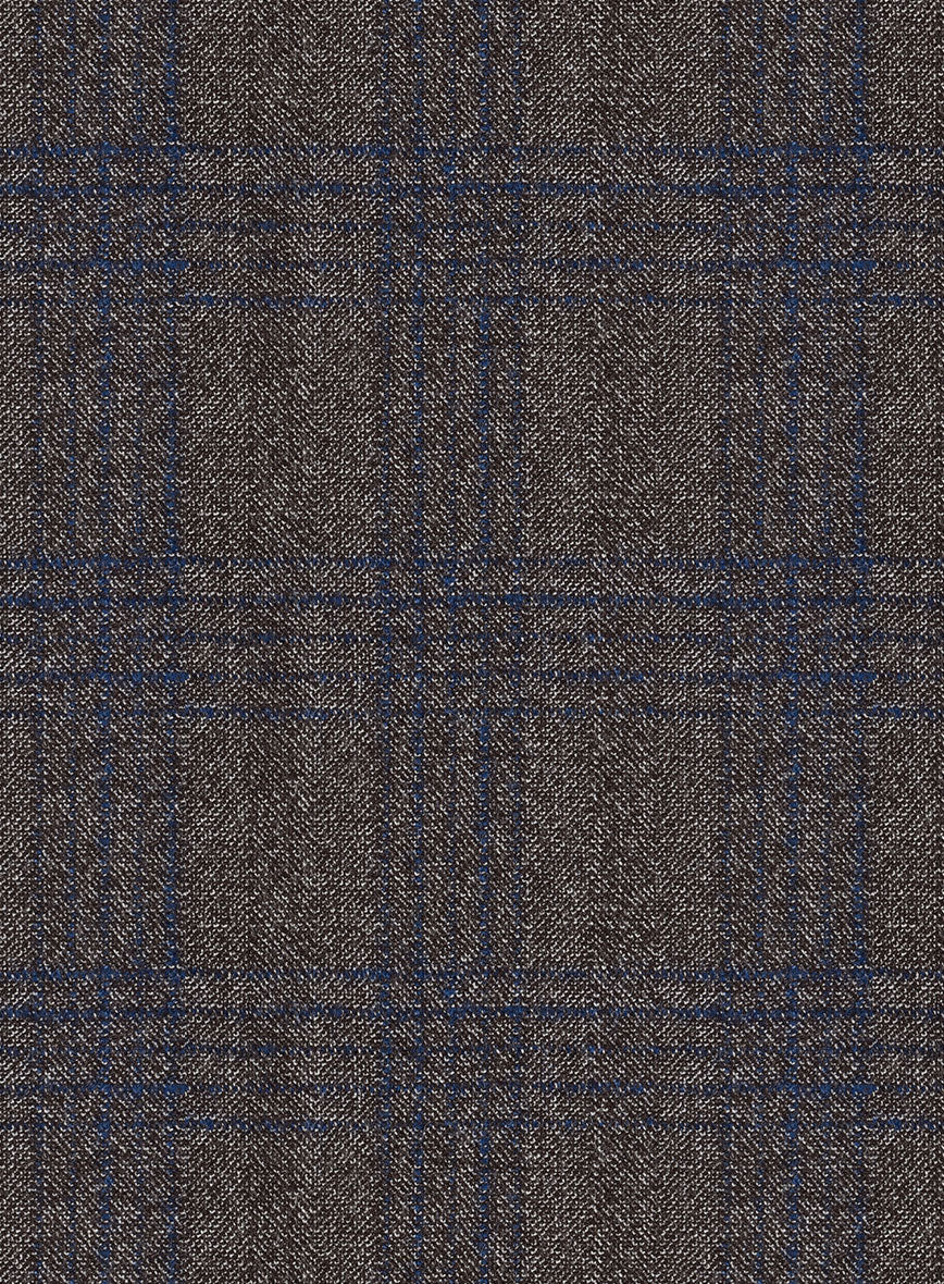 Scabal Mud Brown Wool Jacket - Image 2