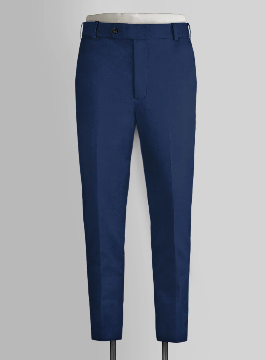 Scabal Indigo Blue Cotton Stretch Suit - Image 3