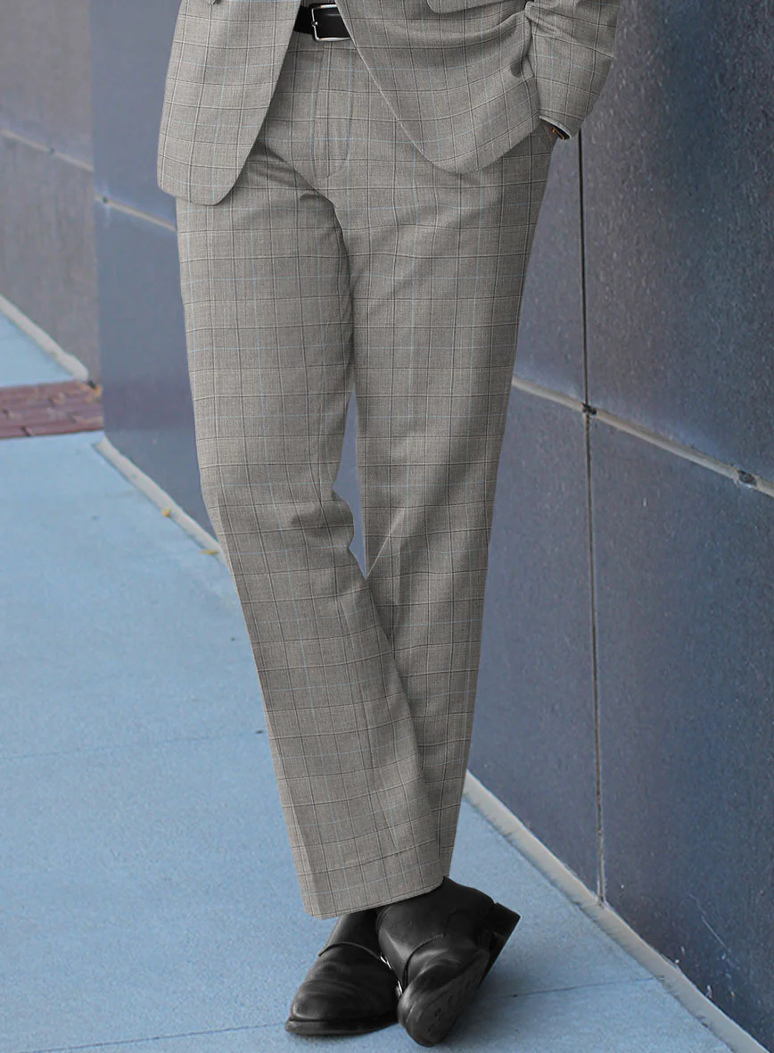 Scabal Londoner Glen Gray Wool Suit - Image 4