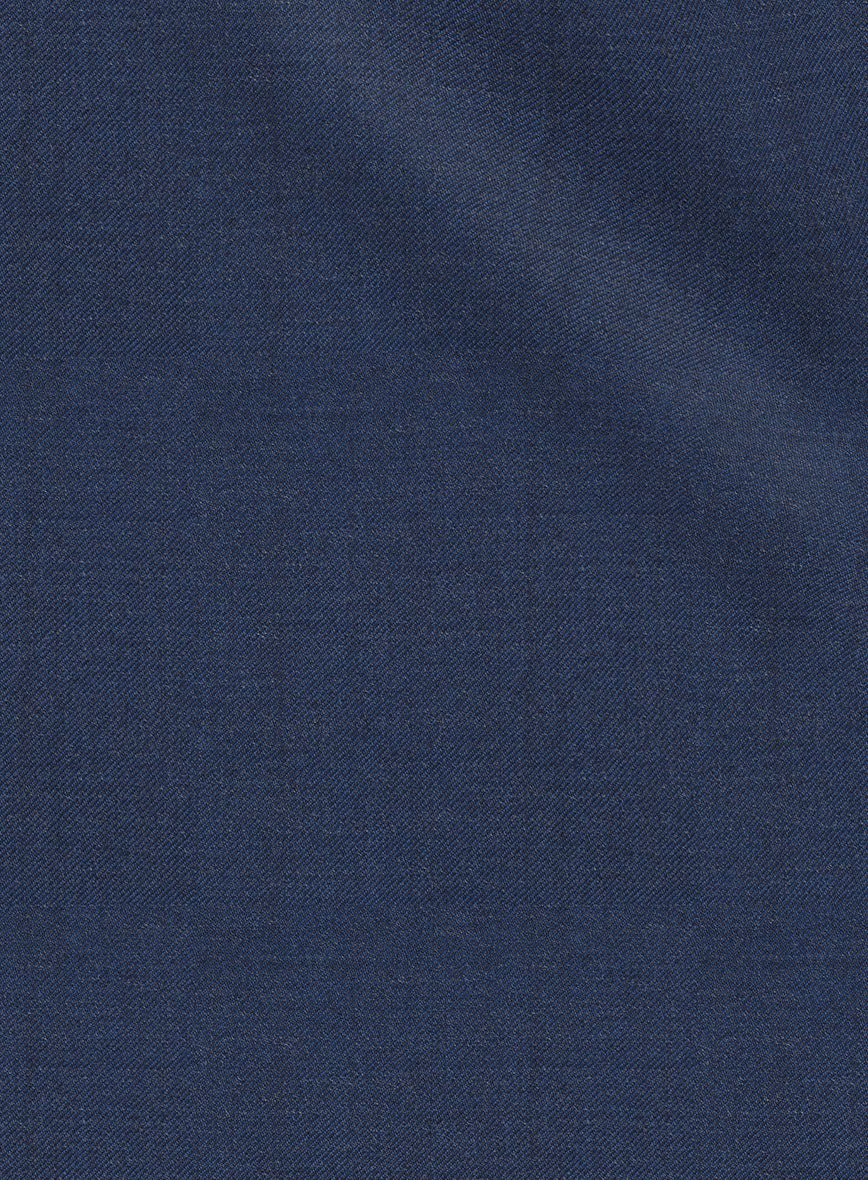 Scabal Londoner Indigo Blue Wool Pants - Image 2