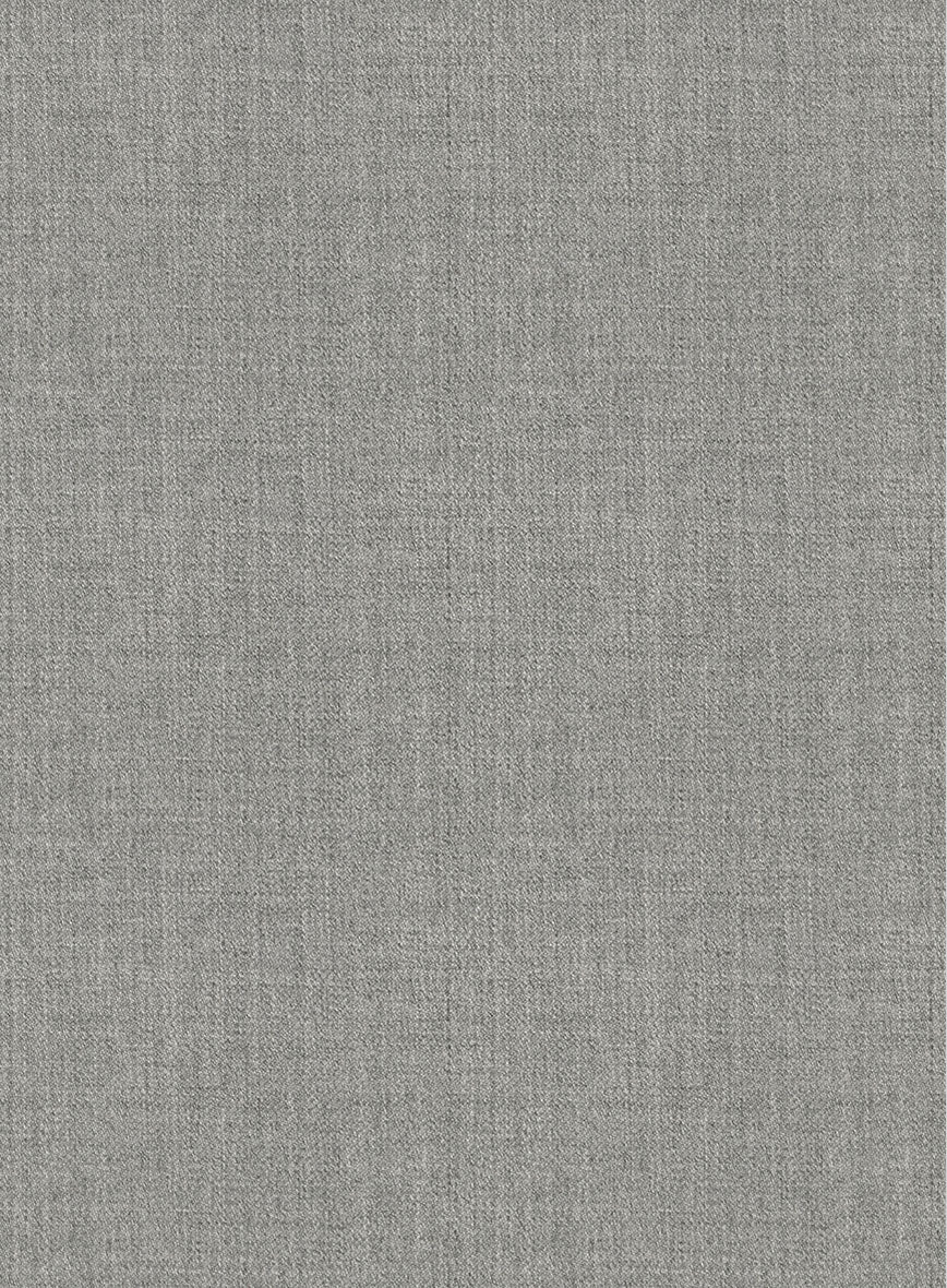 Scabal Londoner Light Gray Wool Pants - Image 3