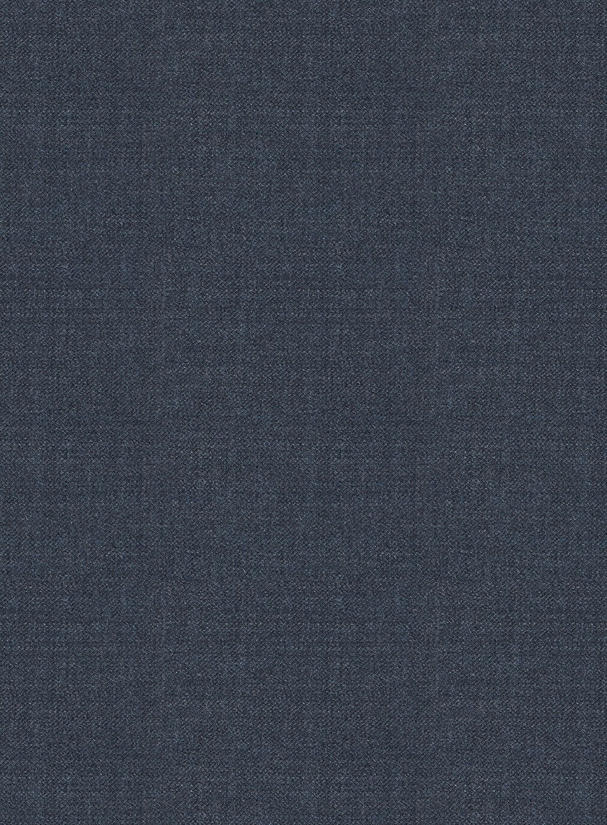 Scabal Londoner Space Blue Wool Suit - Image 6