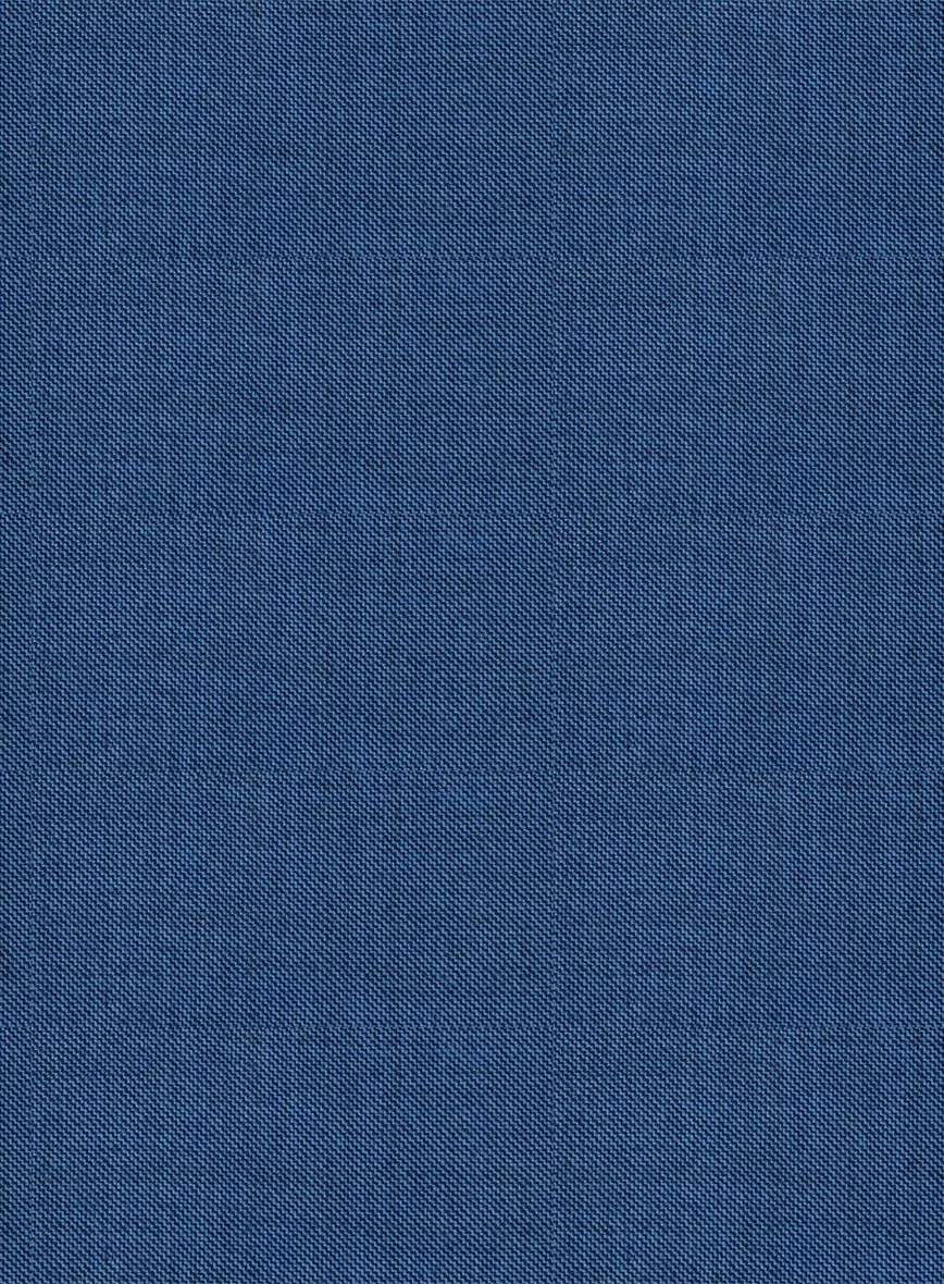 Scabal Londoner Twill Blue Wool Pants - Image 3
