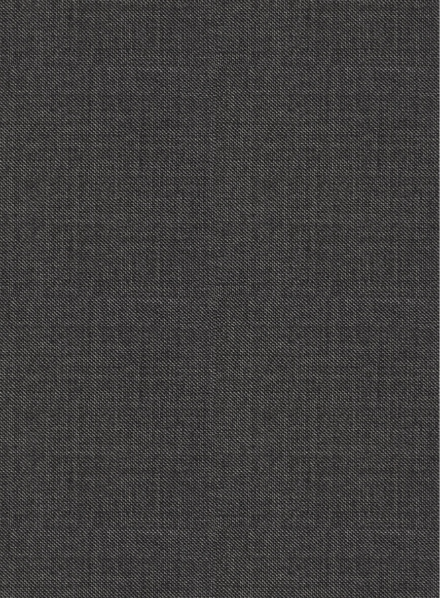 Scabal Londoner Twill Charcoal Wool Pants - Image 3