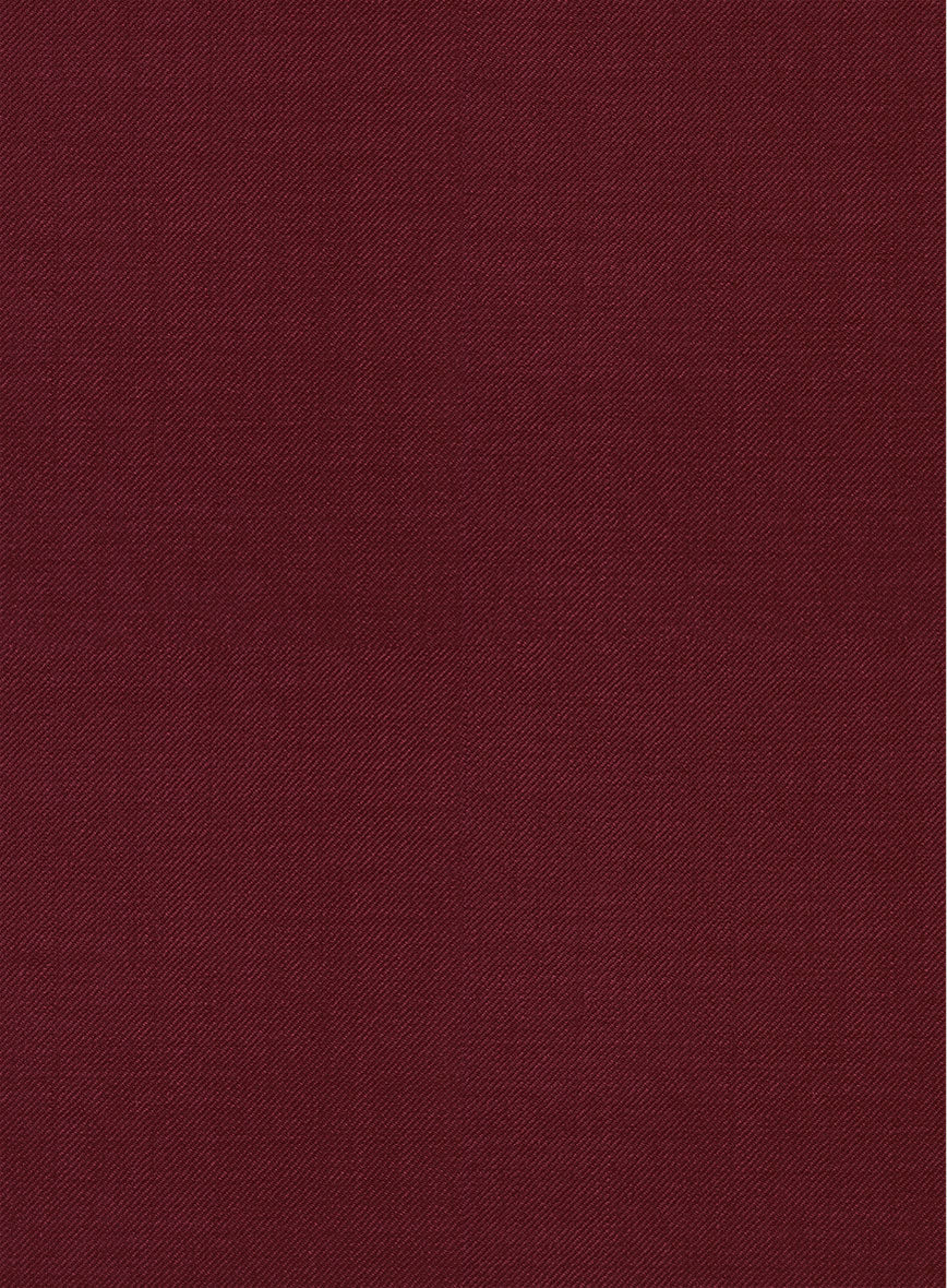 Scabal Maroon Wool Suit - Image 7