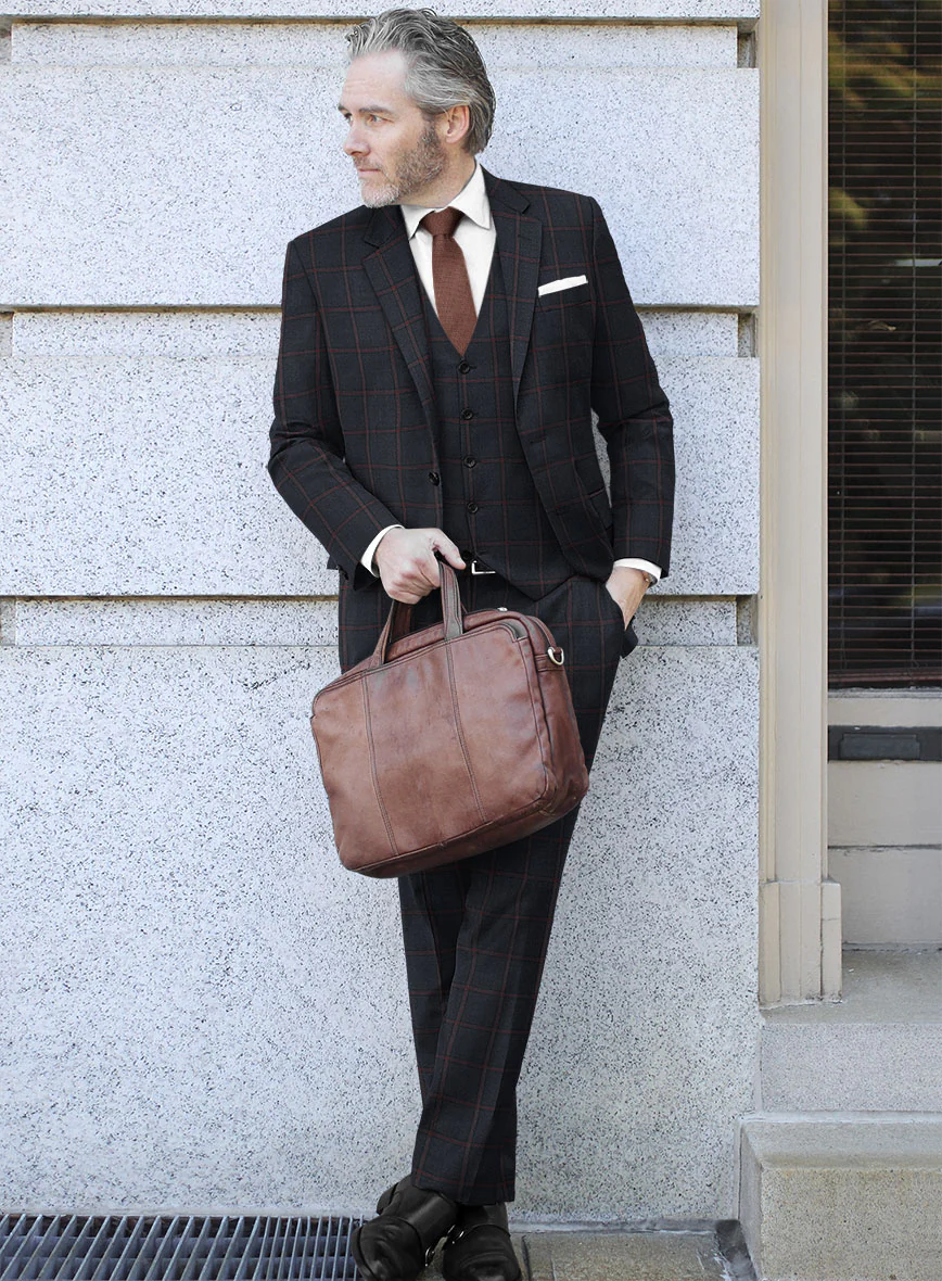 Scabal Midnight Blue Wool Suit - Image 2
