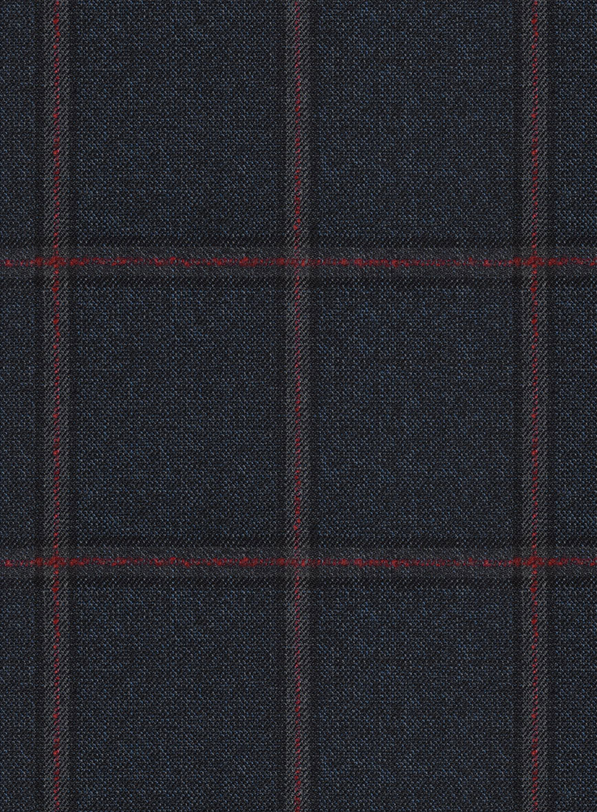 Scabal Midnight Blue Wool Suit - Image 5