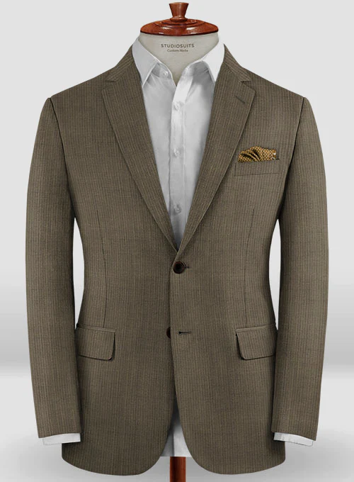 Scabal Milna Brown Wool Jacket