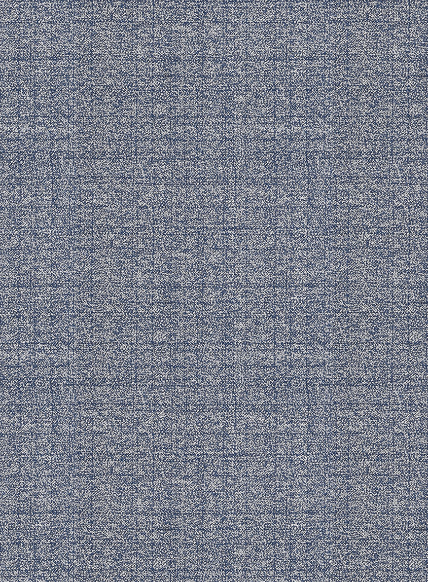 Scabal Misty Blue Wool Pants - Image 3
