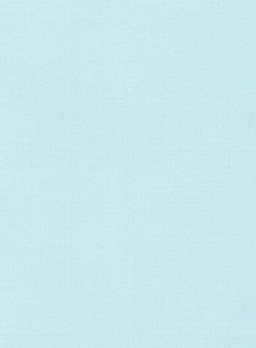 Scabal Pale Blue Wool Suit - Image 7