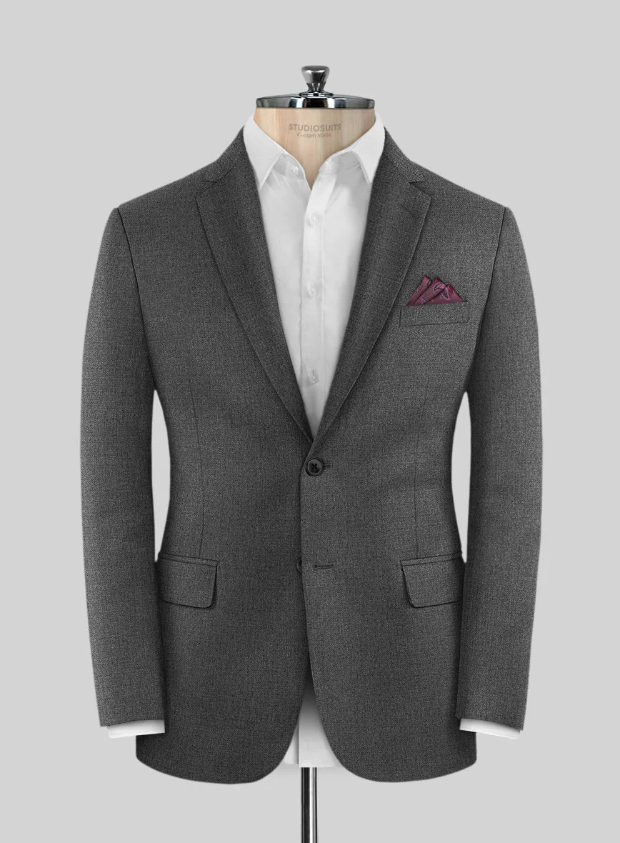 Scabal Parto Mid Gray Wool Jacket