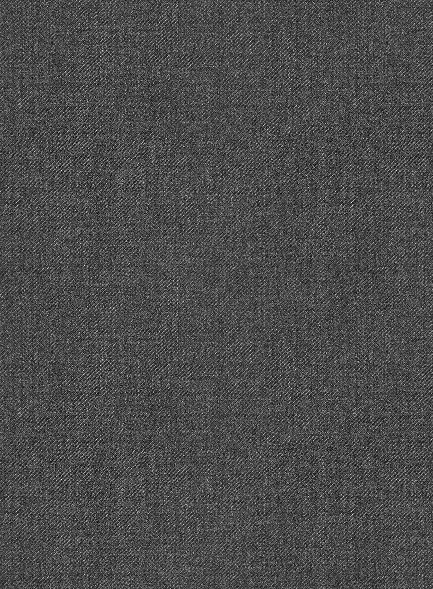 Scabal Parto Mid Gray Wool Pants - Image 3