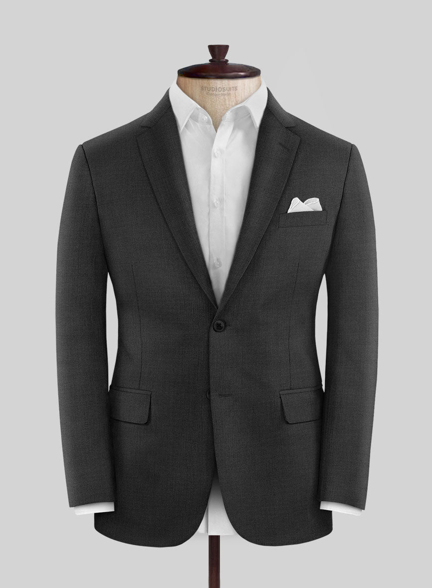 Scabal Perddi Black Wool Jacket