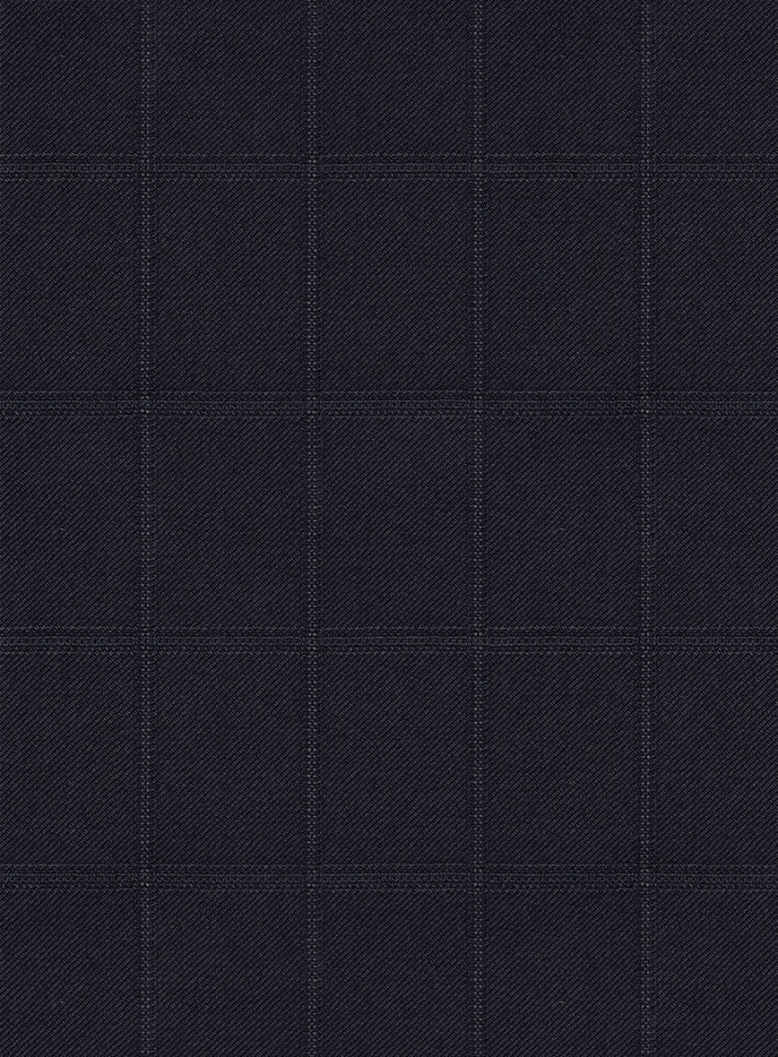 Scabal Quiro Checks Black Wool Jacket - Image 3