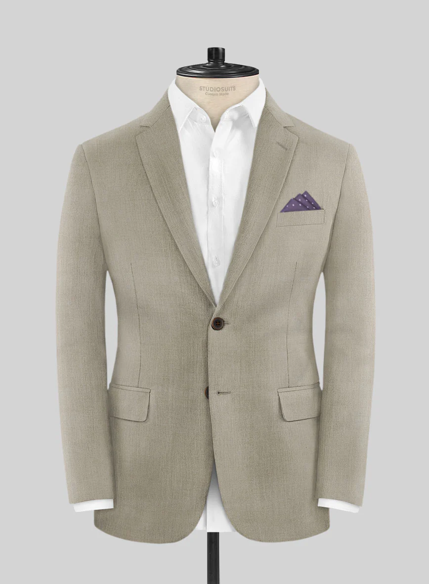 Scabal Sandune Beige Wool Jacket