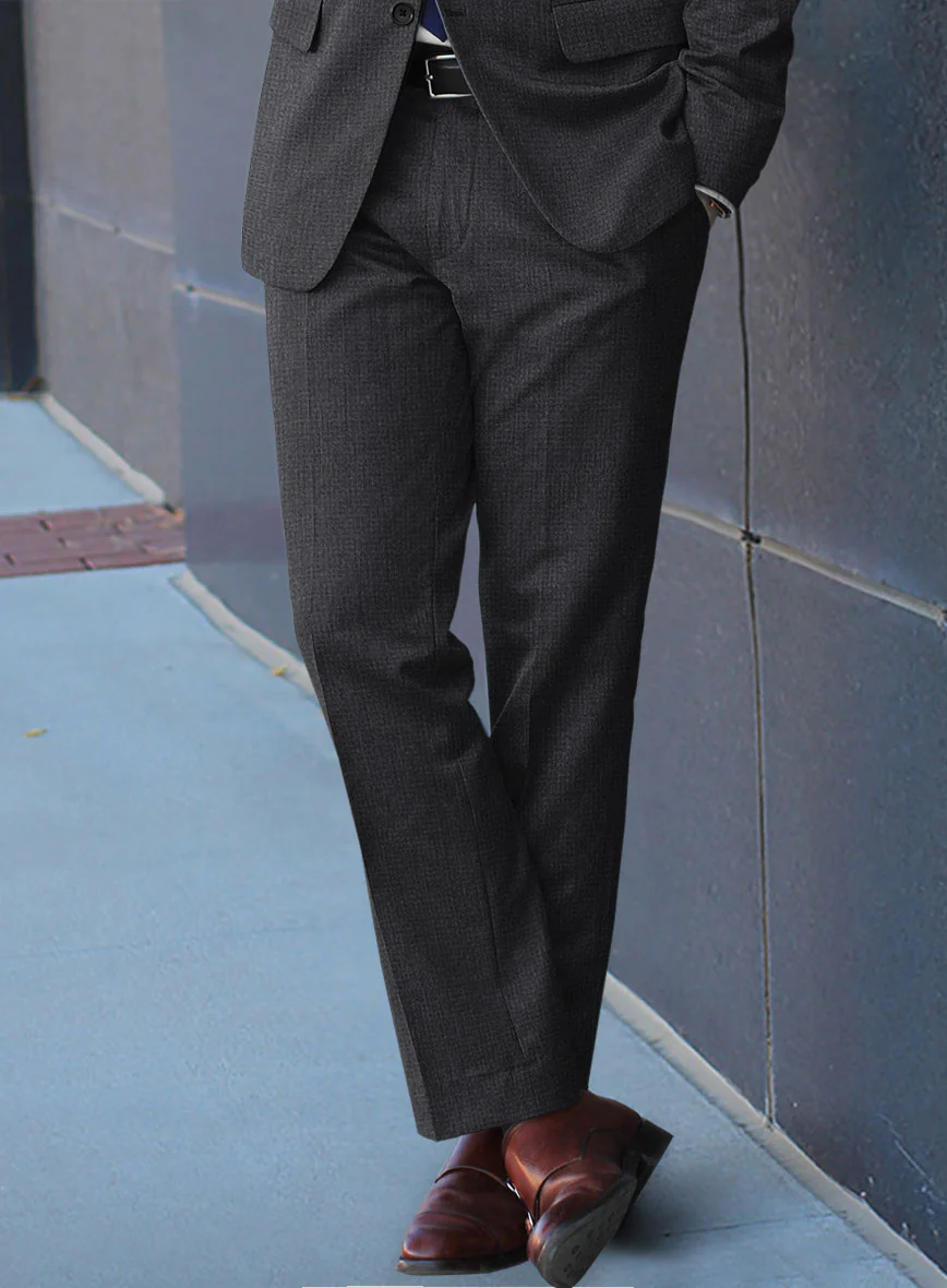 Scabal Sapphire Celmar Gray Wool Suit - Image 4