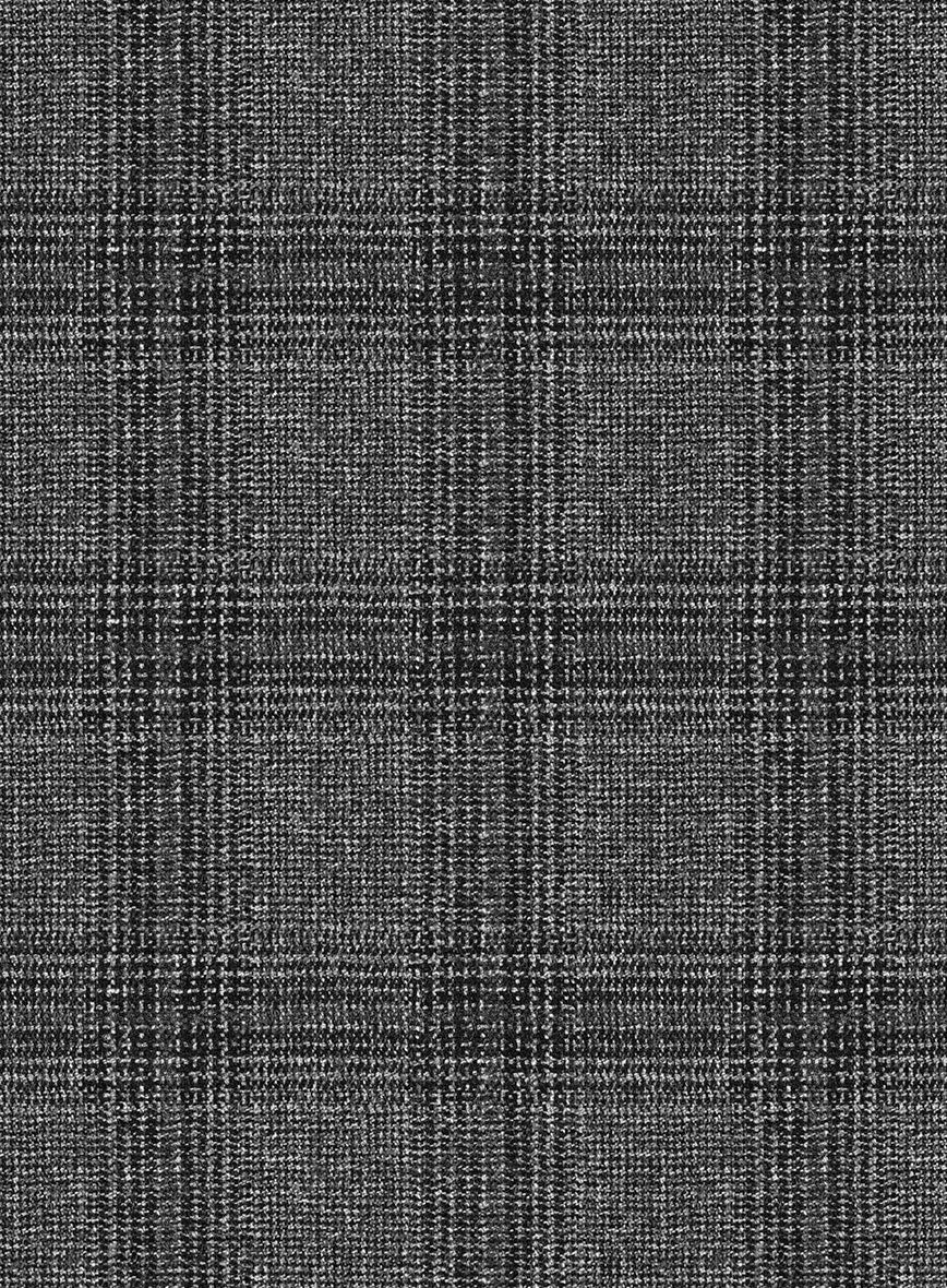 Scabal Sapphire Glen Gray Wool Suit - Image 6