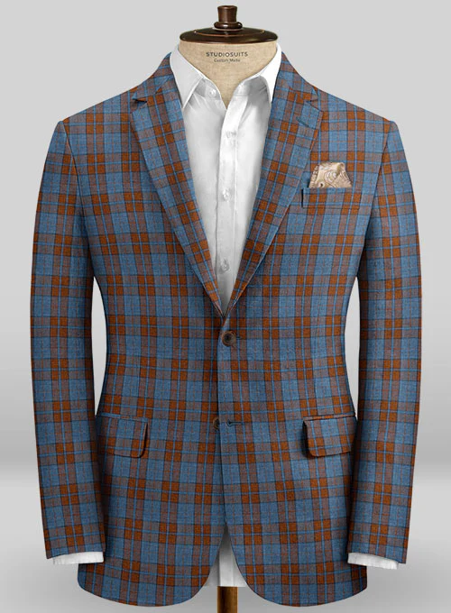 Scabal Taormina Gini Rust Linen Jacket