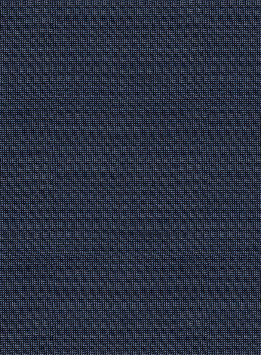 Scabal Tasar Pinhead Blue Wool Jacket - Image 2