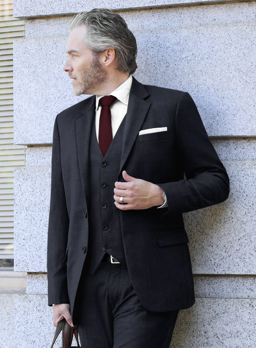 Scabal Tedra Blue Wool Suit - Image 4