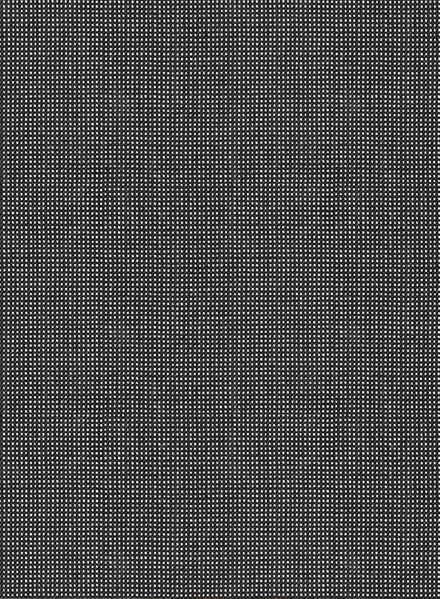 Scabal Tornado Pin Check Black Wool Suit - Image 6