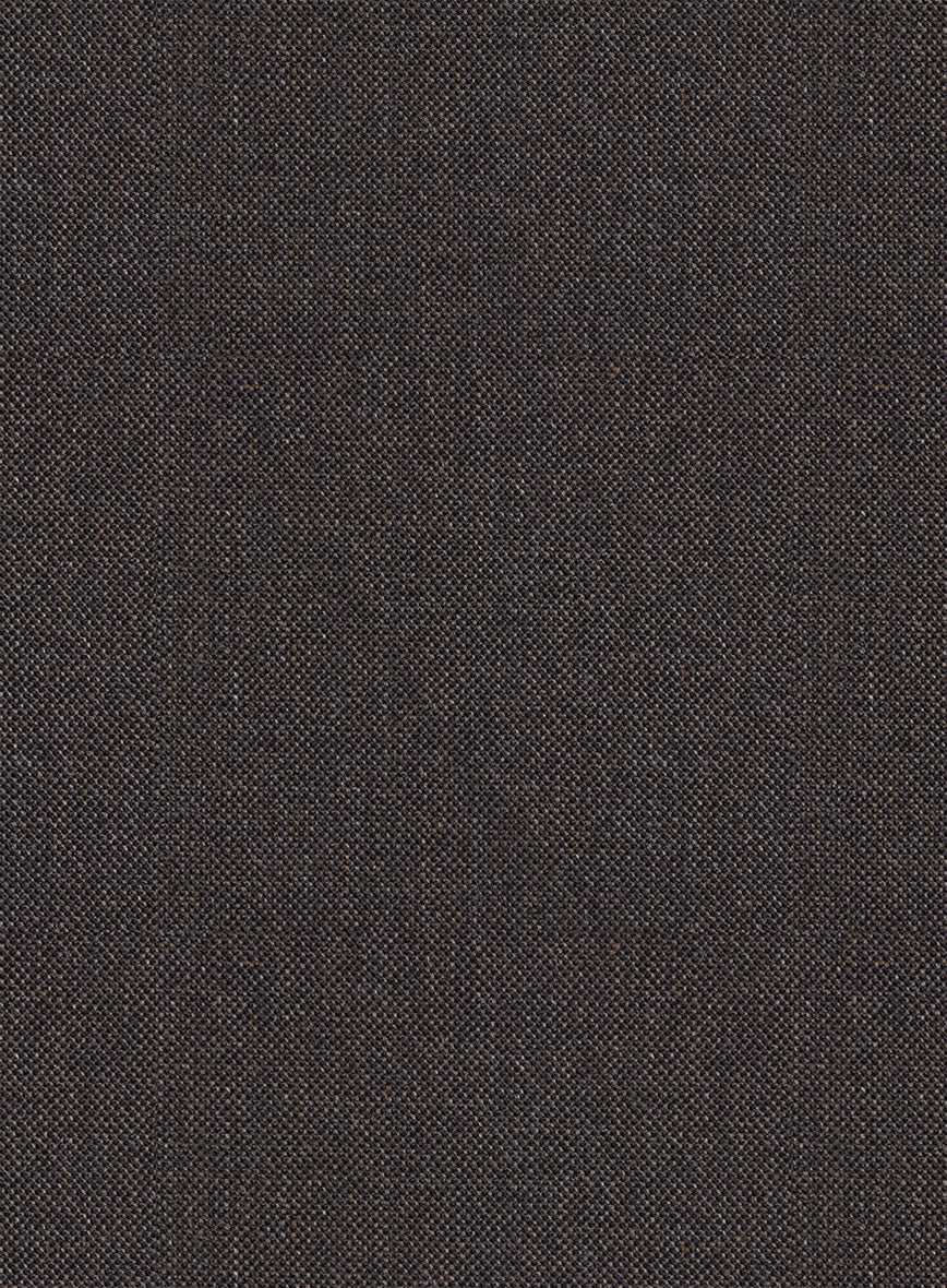 Scabal Tornado Twill Brown Wool Jacket - Image 2