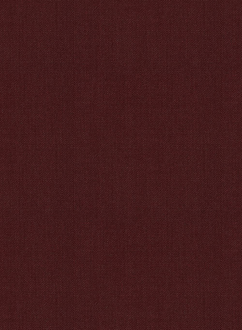 Scabal Wine Wool Pants - Image 2