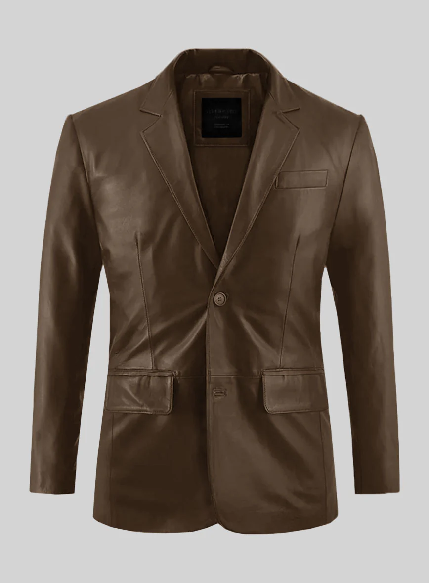 Scottish Brown Leather Suit - Image 4
