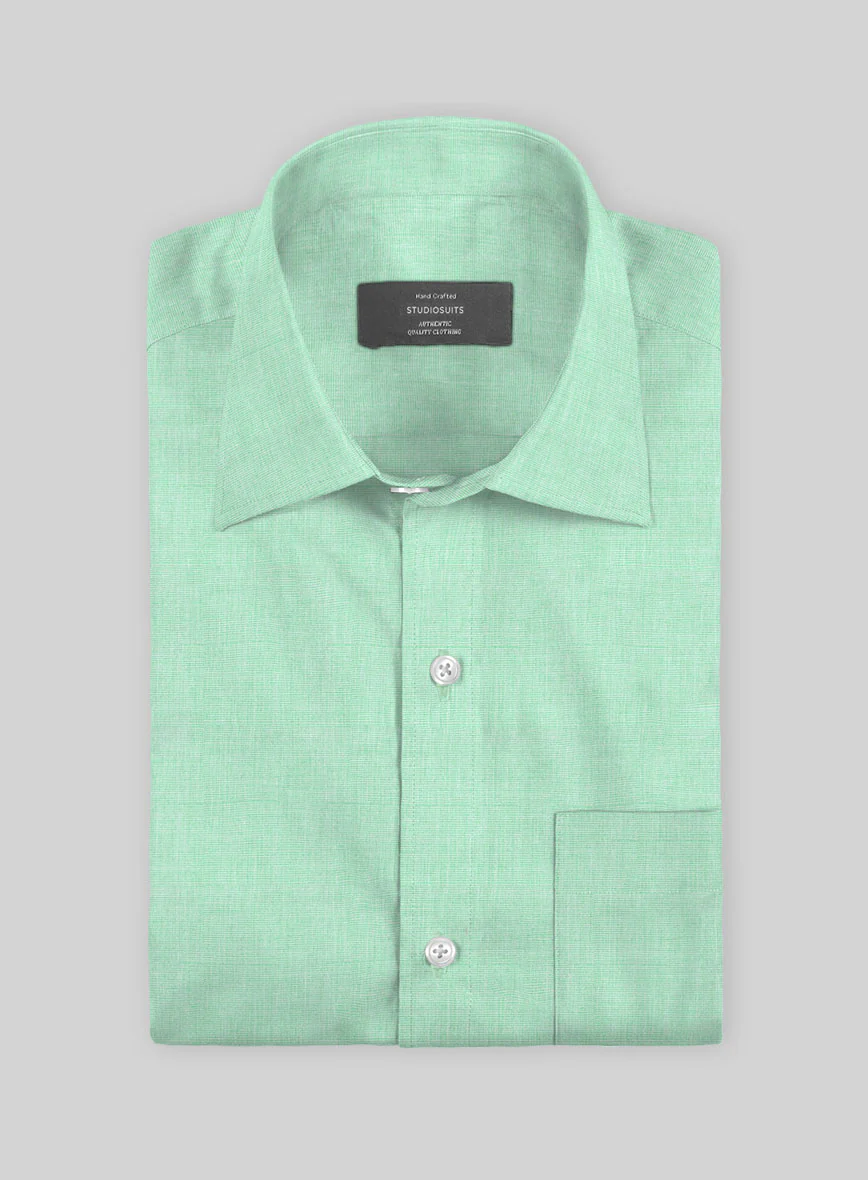 Serene Mint Organic Cotton Shirt